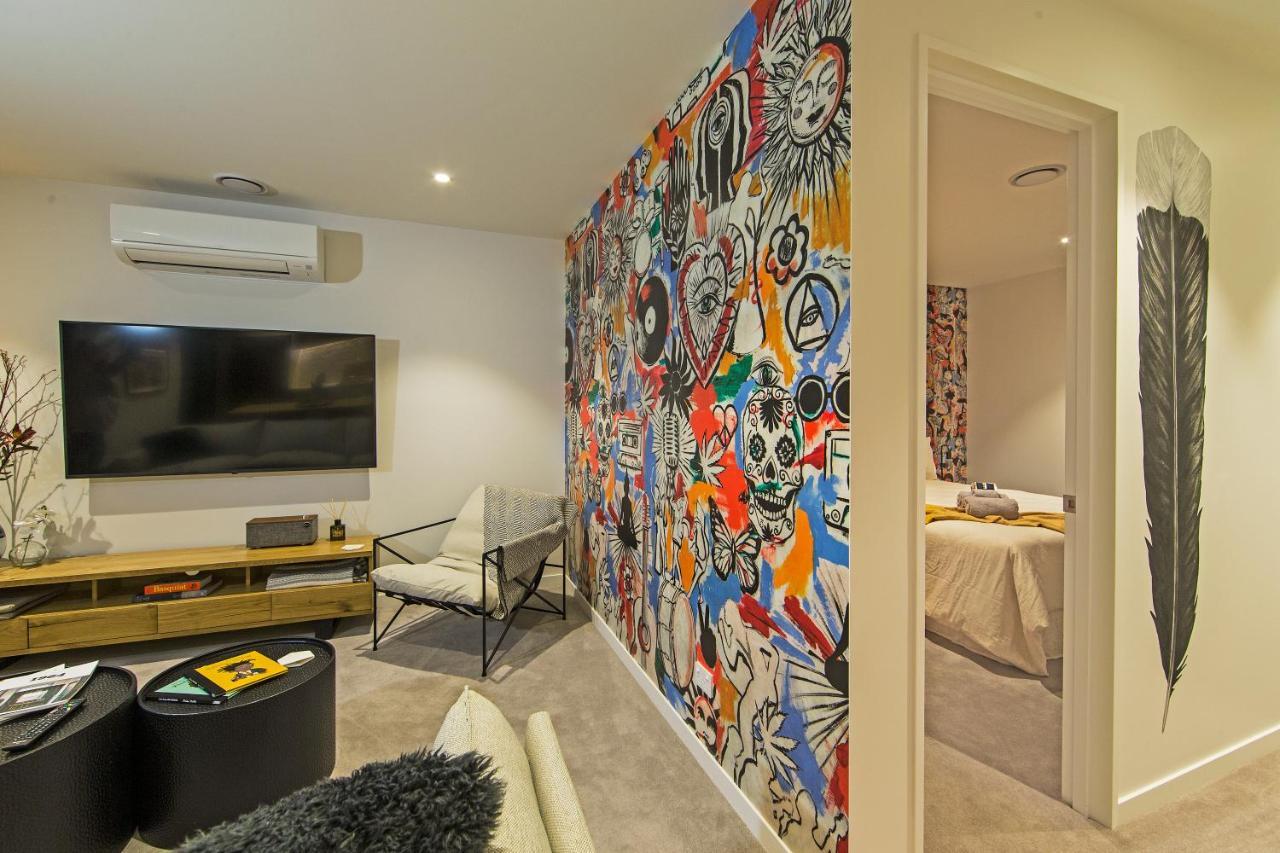 Funk In The City - Luxury Laneway Apartment With Single Garage Christchurch Zewnętrze zdjęcie