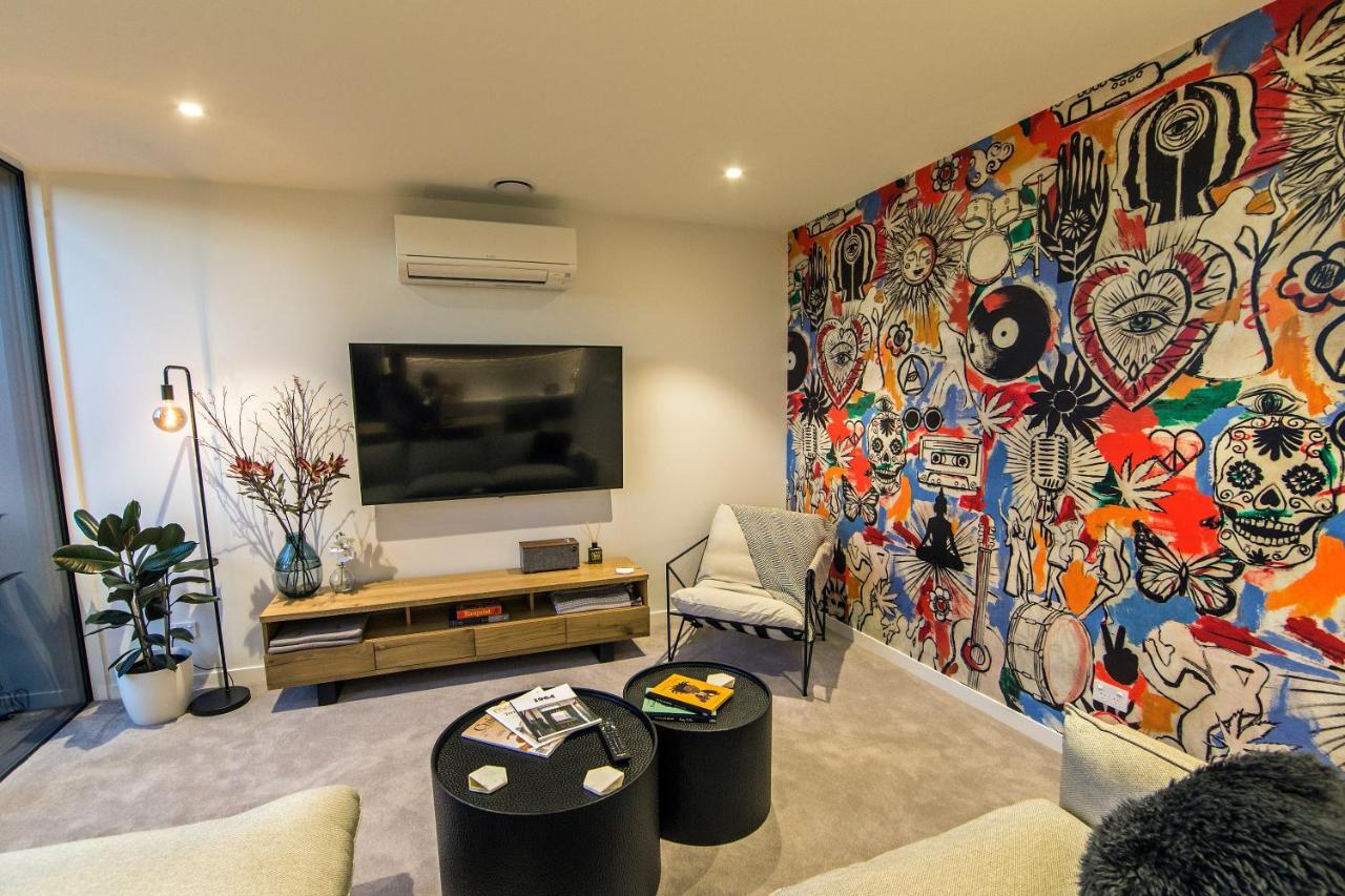 Funk In The City - Luxury Laneway Apartment With Single Garage Christchurch Zewnętrze zdjęcie